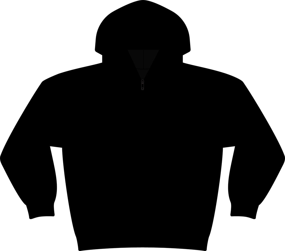 Hanes Full-Zip Hooded Sweatshirt