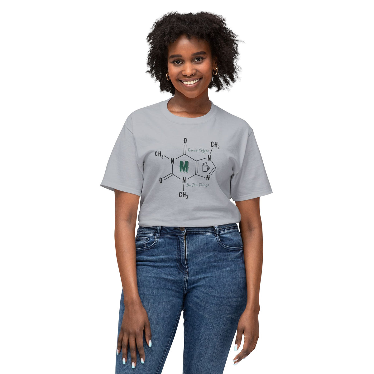 Coffee Molecule T-Shirt — Mossy Rock Coffee Logo Tee