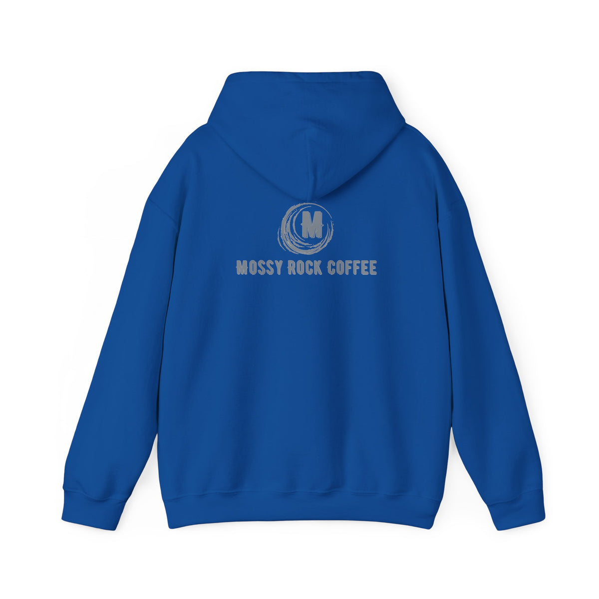 Mossy Rock Coffee Logo Hoodie — Cozy Branded Coffee Shop Sweatshirt