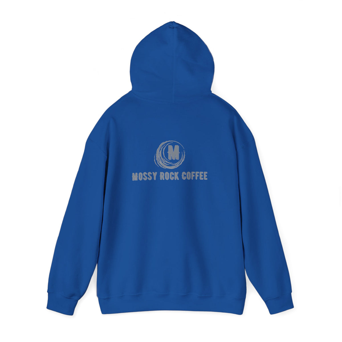 Mossy Rock Coffee Logo Hoodie — Cozy Branded Coffee Shop Sweatshirt