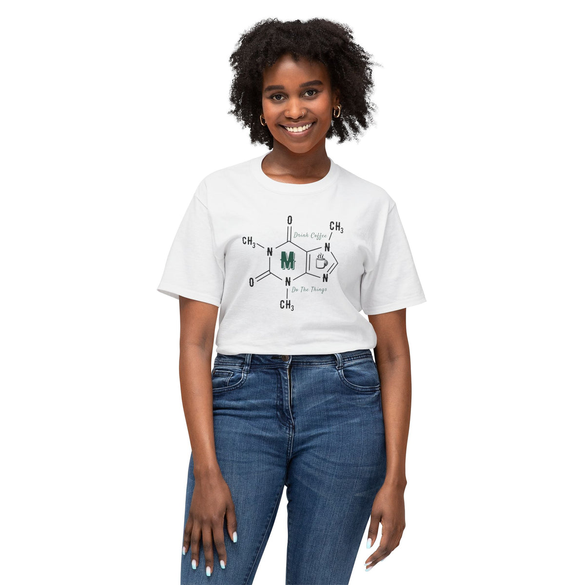 Coffee Molecule T-Shirt — Mossy Rock Coffee Logo Tee