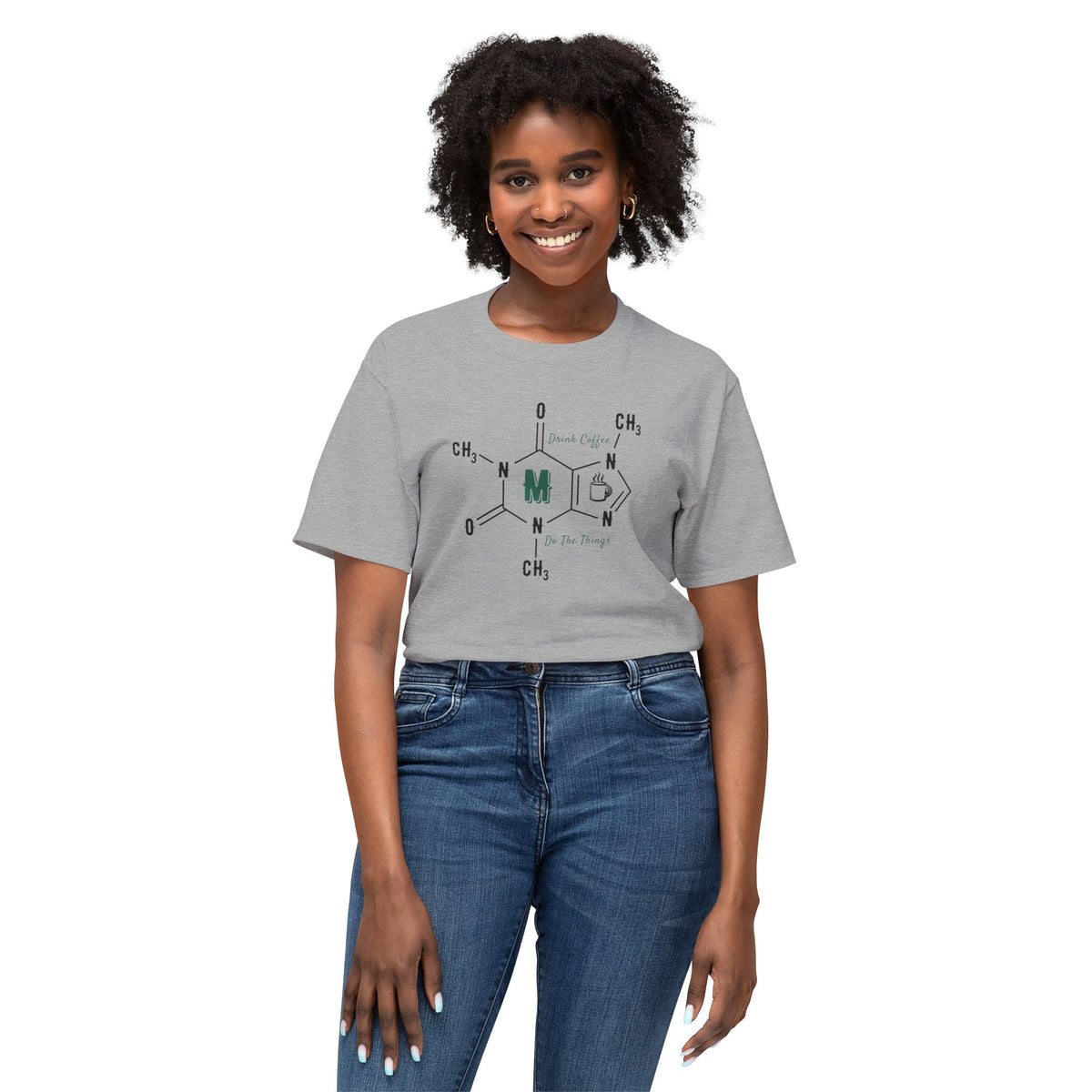 Coffee Molecule T-Shirt — Mossy Rock Coffee Logo Tee