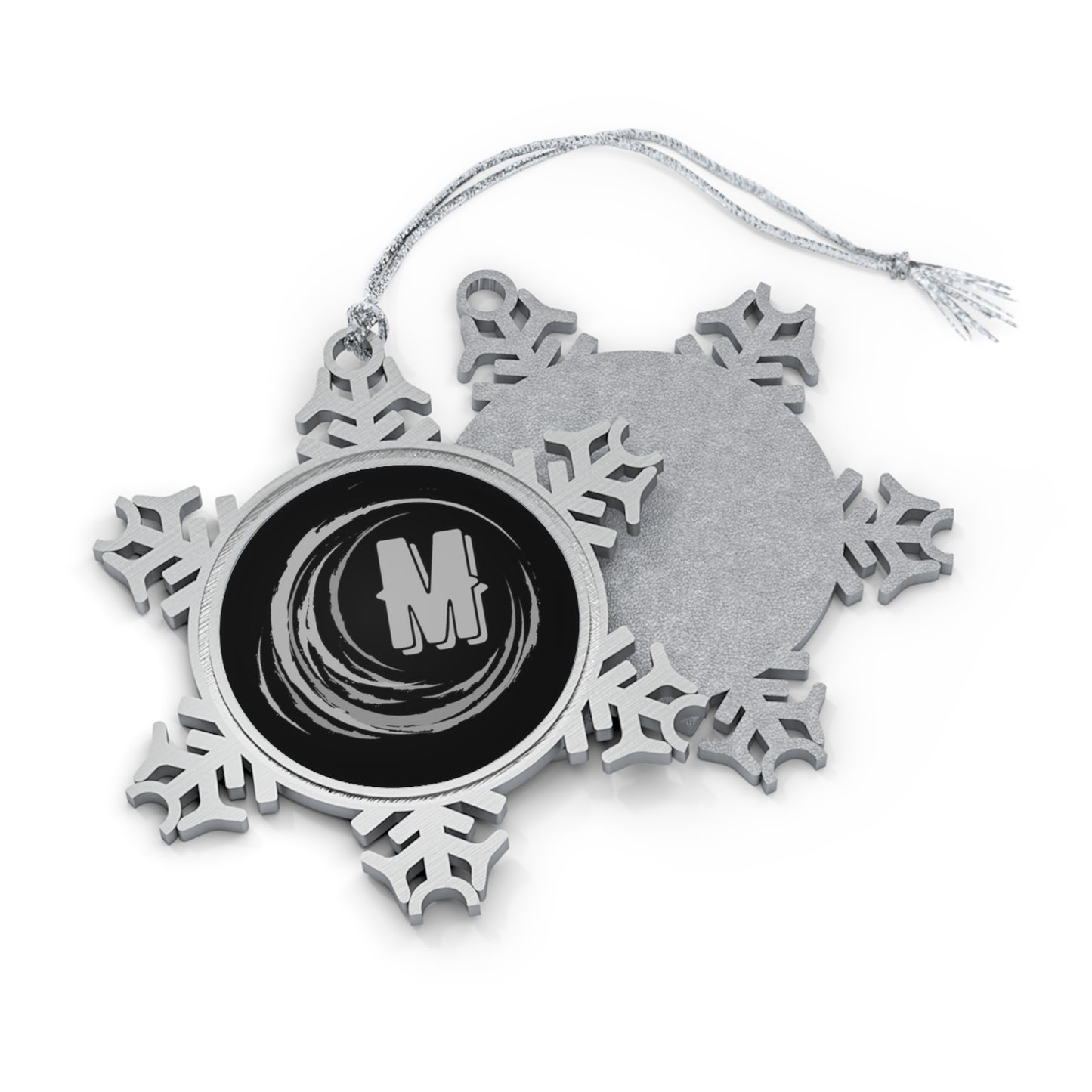 Logo Pewter Snowflake Ornament