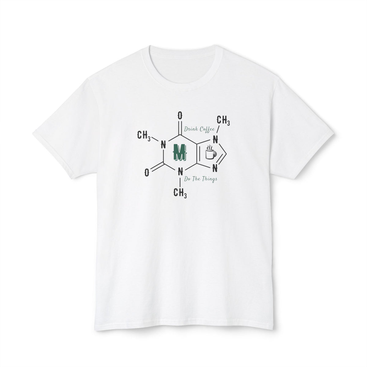 Coffee Molecule T-Shirt — Mossy Rock Coffee Logo Tee