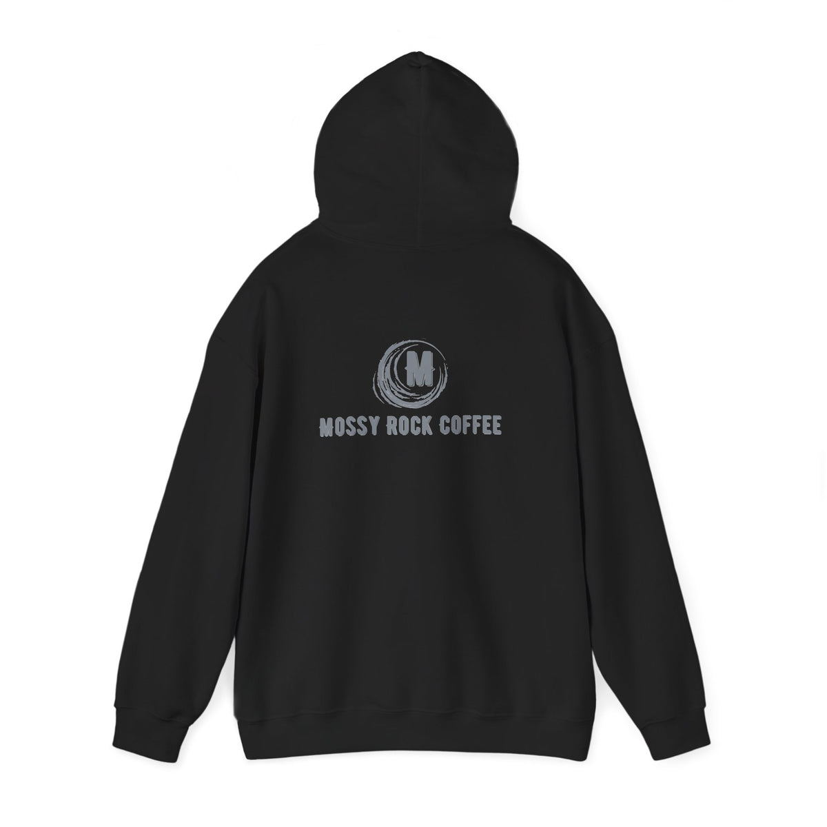 Mossy Rock Coffee Logo Hoodie — Cozy Branded Coffee Shop Sweatshirt