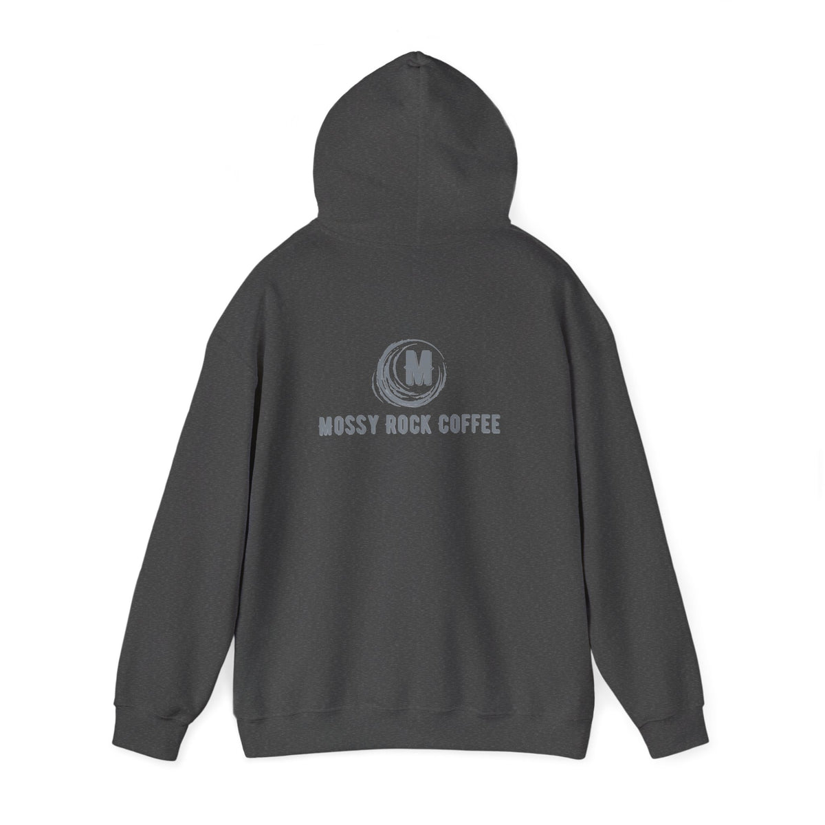 Mossy Rock Coffee Logo Hoodie — Cozy Branded Coffee Shop Sweatshirt