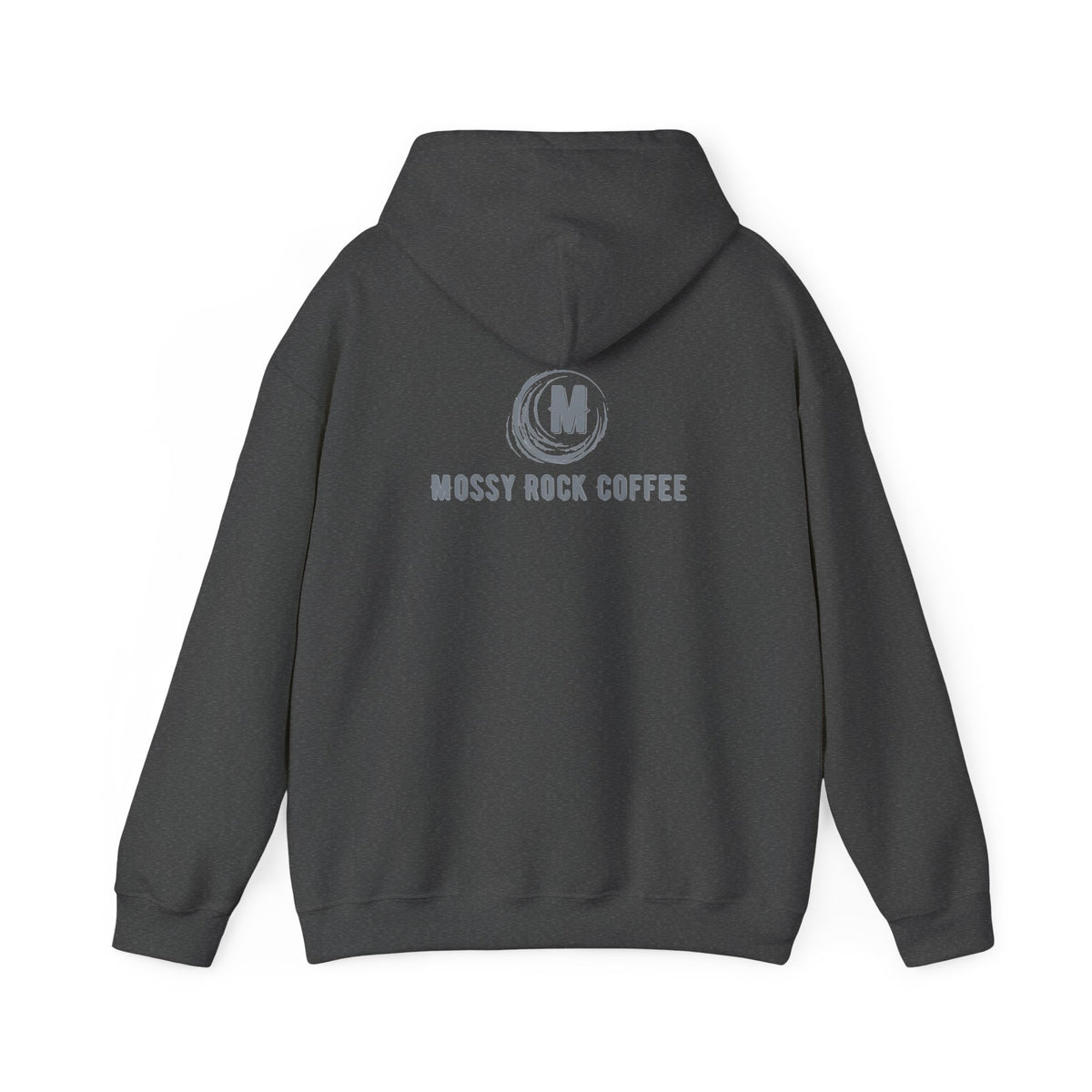 Mossy Rock Coffee Logo Hoodie — Cozy Branded Coffee Shop Sweatshirt